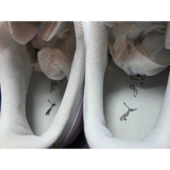 Puma Womens Vikky V2 Comfort White on White Shoes Sneakers Size 7.5 - Picture 9 of 10